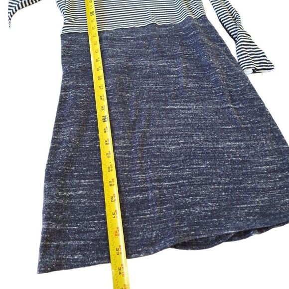 Anthropologie Dolan Left Coast Dress with Tulip Skirt sz M Navy Blue Made in USA - Picture 9 of 10